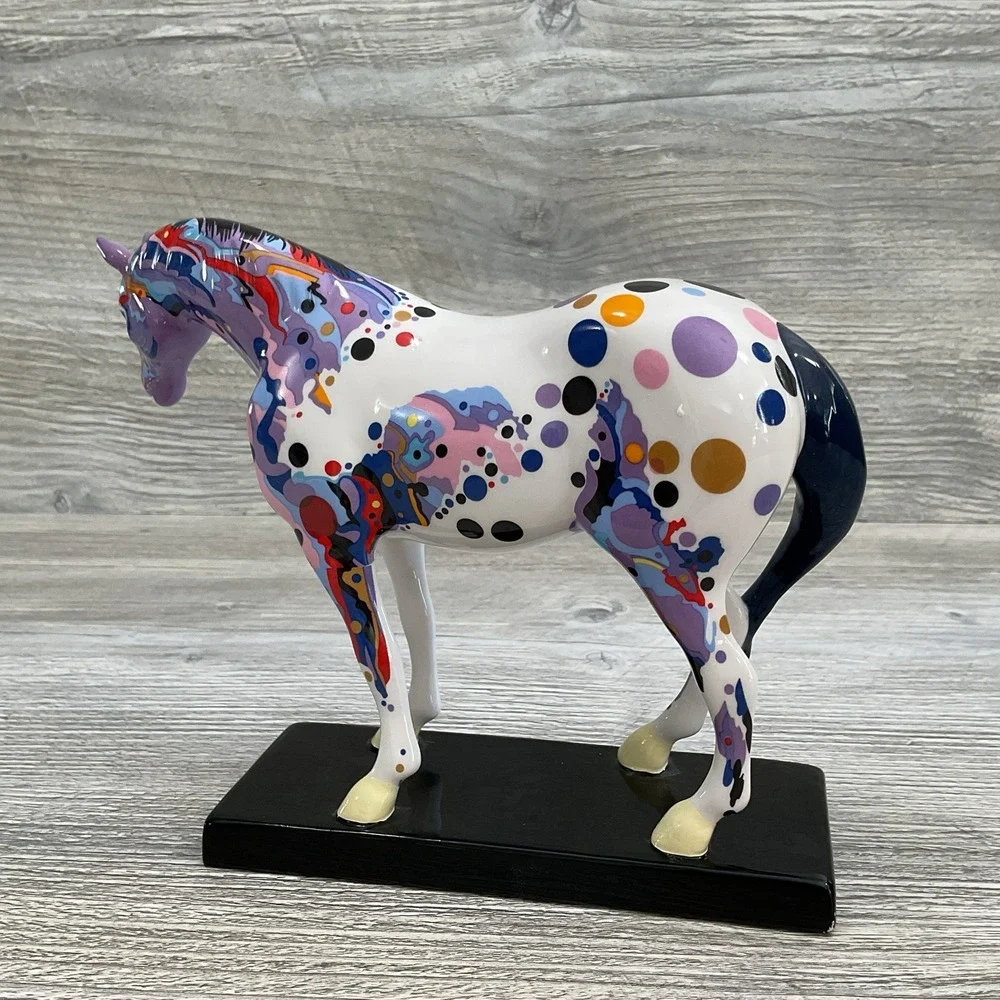 Trail of Painted Ponies Mosaic Appaloosa Pony 1E/6080 w/ Box 2003